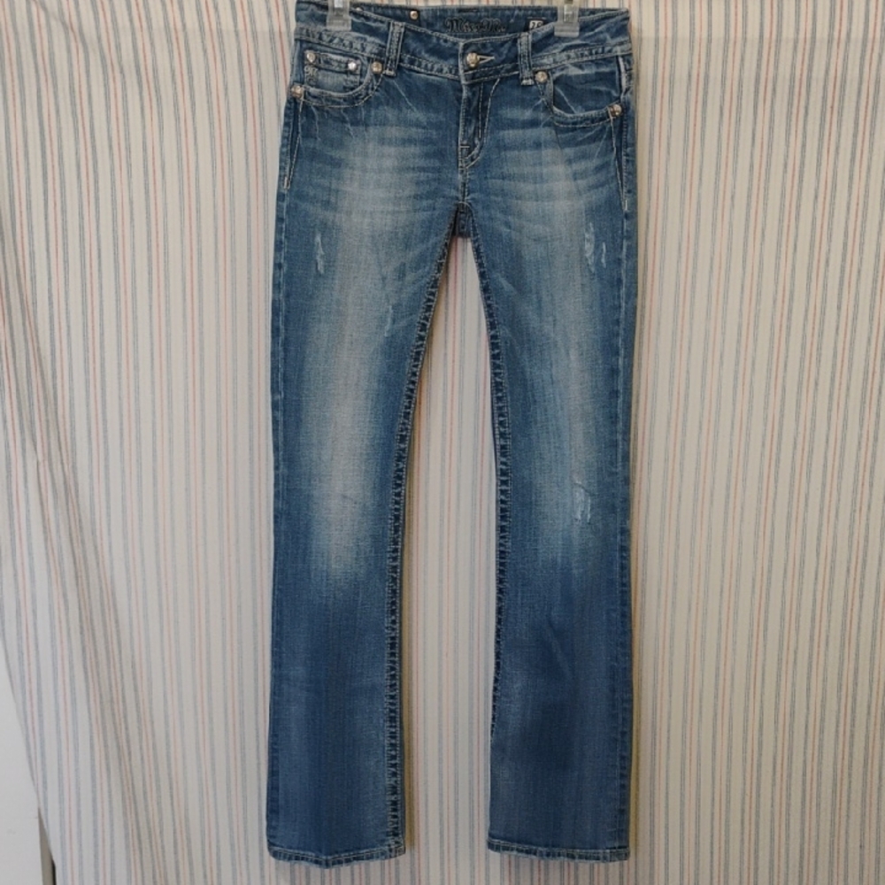 Miss Me🩵 Light Blue Straight Leg Jeans 28